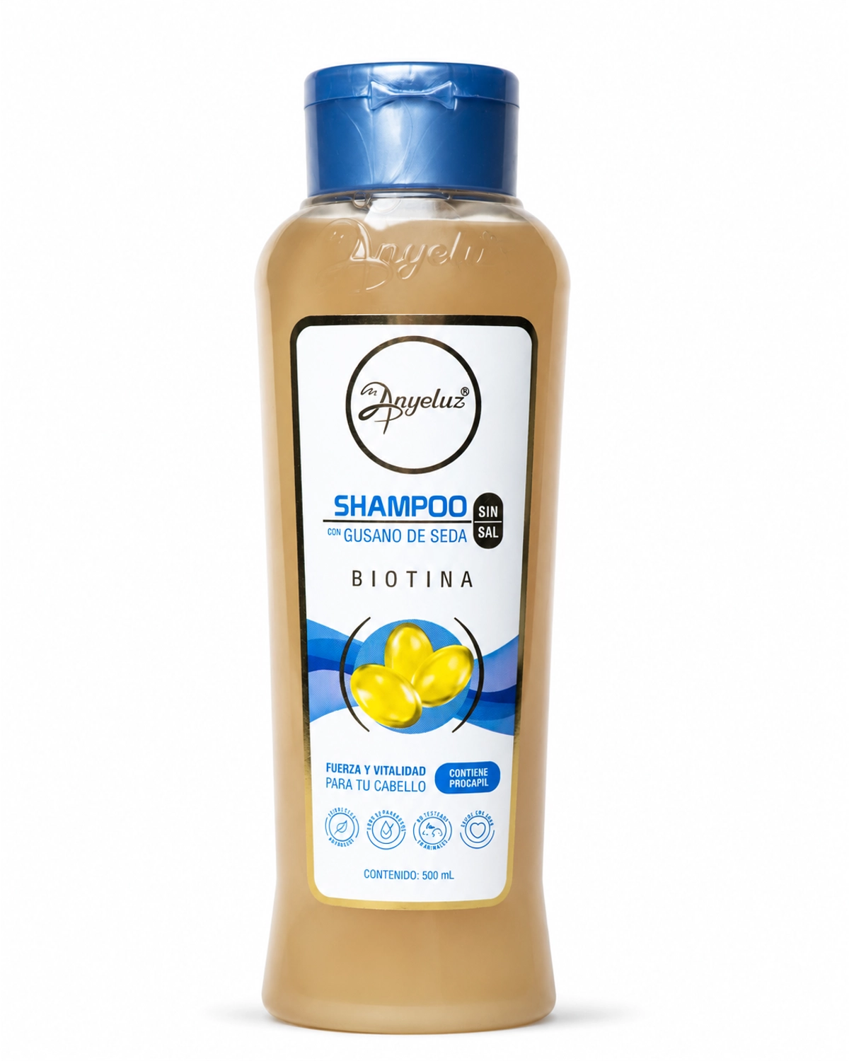 Shampoo de gusano de seda